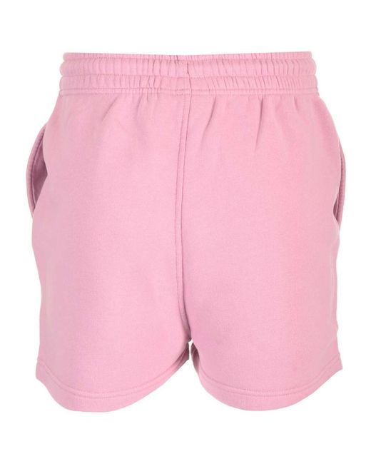 Maison Kitsuné Pink Maison Kitsuné Baby Fox Drawstring Shorts