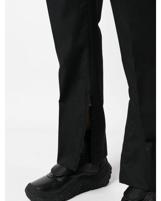 Off-White c/o Virgil Abloh Black High Waist Straight Leg Pants for men