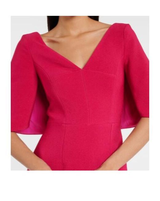 Emilia Wickstead Red Dareen Gown