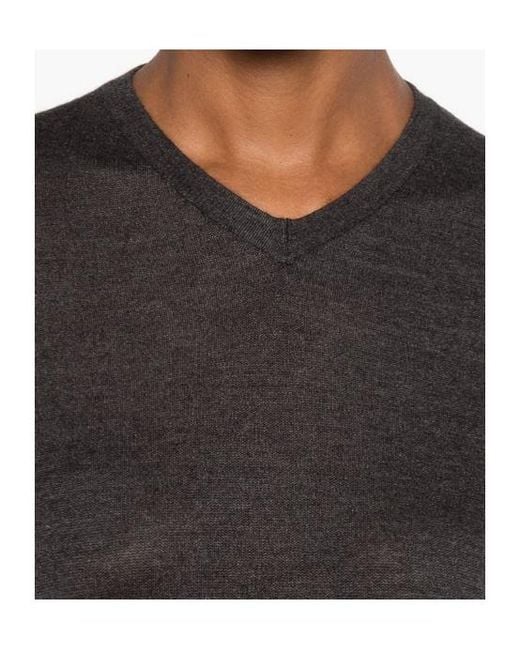 The Row Gray Ondre V-Neck Knitted Jumper