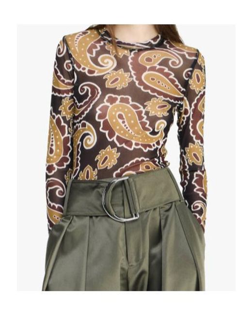 J.W. Anderson Brown Jw Anderson Long Sleeve Underpinning Top