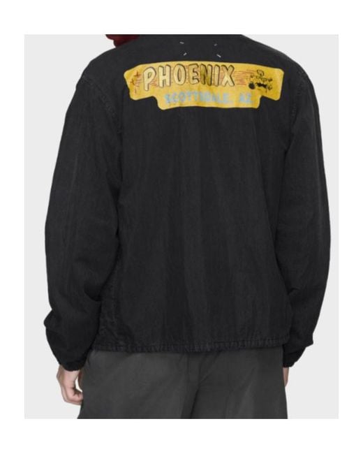 Maison Margiela Black Vintage-Style Sportswear Jacket for men