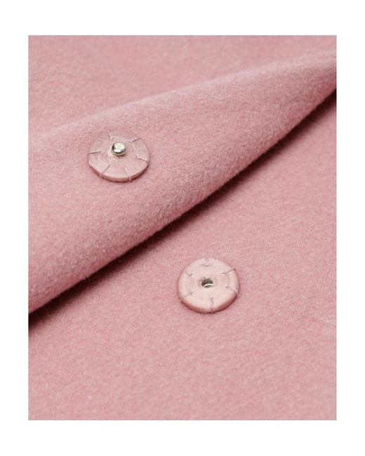 Max Mara Pink Long-Sleeved Coat