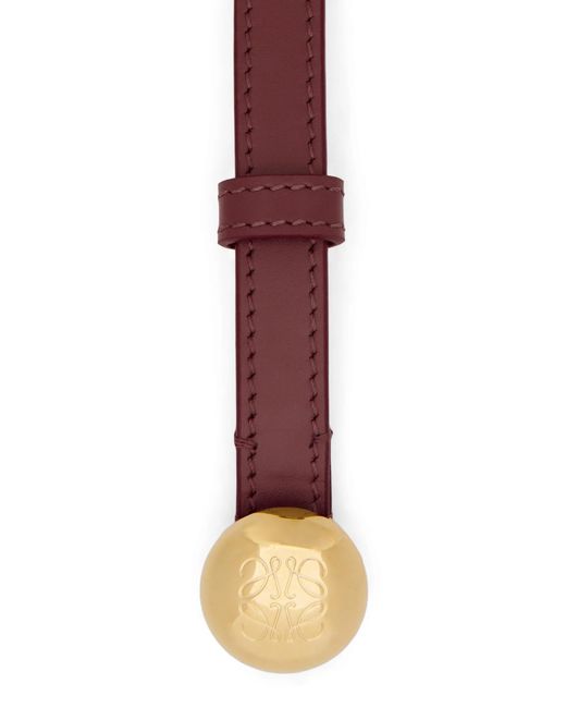 Loewe White Pebble Belt