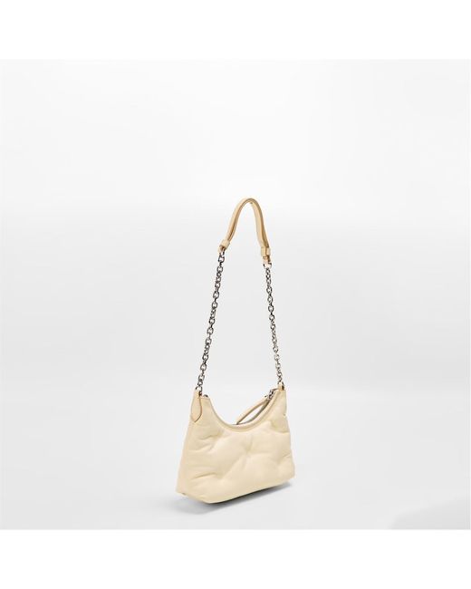 Maison Margiela White Logo Shoulder Bag