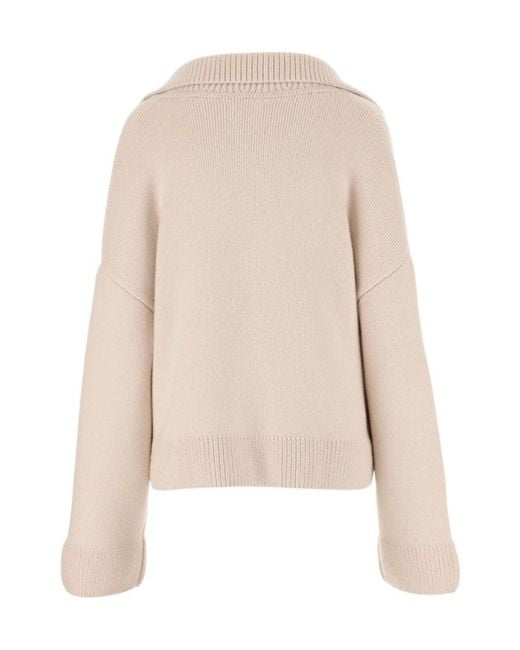Khaite Natural The Fauna Cashmere Jumper