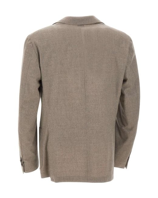 Corneliani Brown Single-Breasted Blazer for men