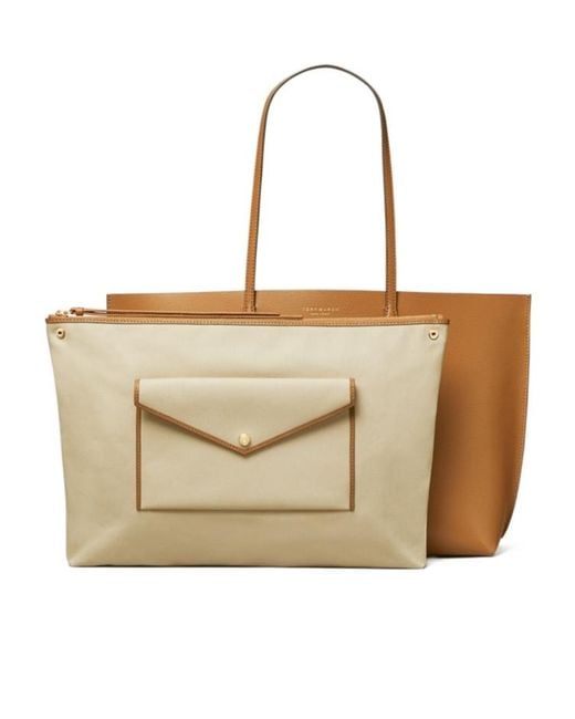 Tory Burch Brown Perry Tote Bag