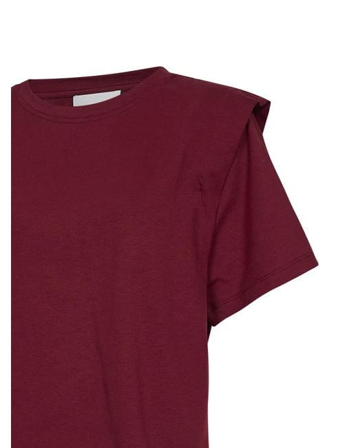 Isabel Marant Red Isabel Marant Étoile Shoulder-Pad T-Shirt