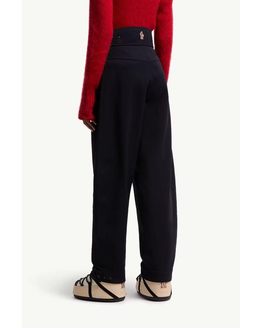 Moncler Blue Technical Twill Pants