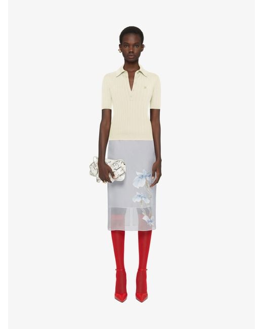 Givenchy White Skirt