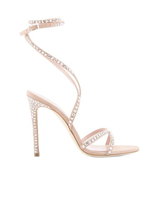 Paris Texas Metallic Open-Toed High-Heeled Sandals