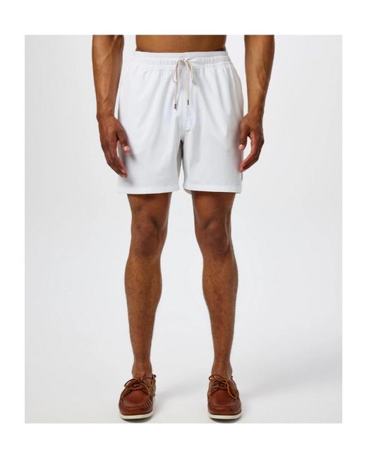 Polo Ralph Lauren White Traveller Shorts for men