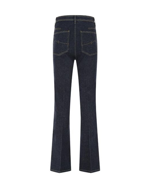 Lanvin Blue Logo Jeans