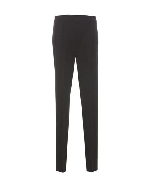 Pinko Black Straight-Leg Slim-Fit Trousers