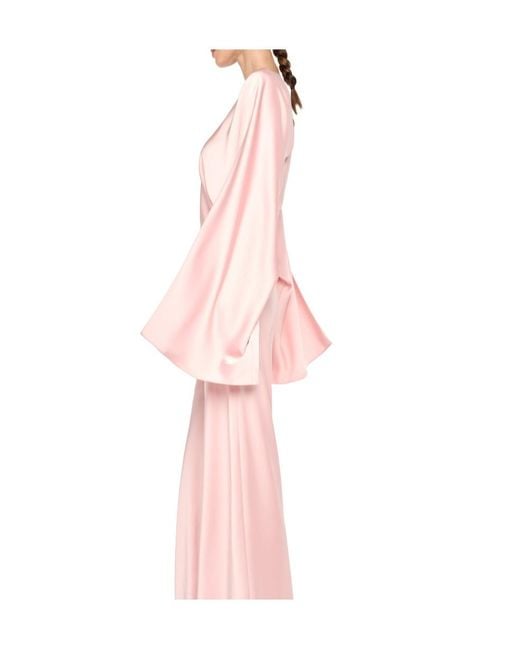 Norma Kamali Pink Long Sleeve Bodysuit