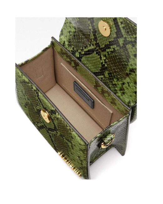 Jacquemus Green Le Chiquito Moyen Boucle Signature Buckled Handbag