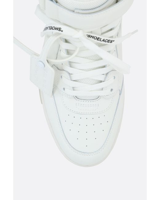 Off-White c/o Virgil Abloh White Out Of Office High-Top Sneakers for men
