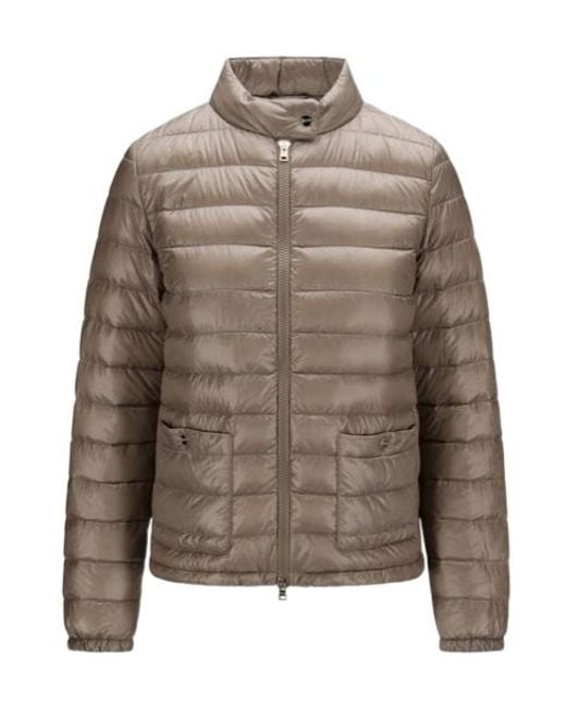 Herno Brown Quilted Down Jacket