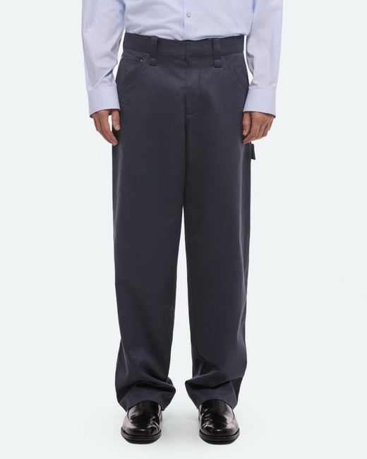Helmut Lang Blue Chino Pants for men