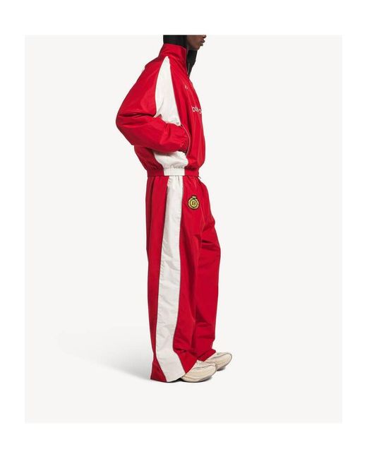 Balenciaga Red Soccer Tracksuit Jacket for men
