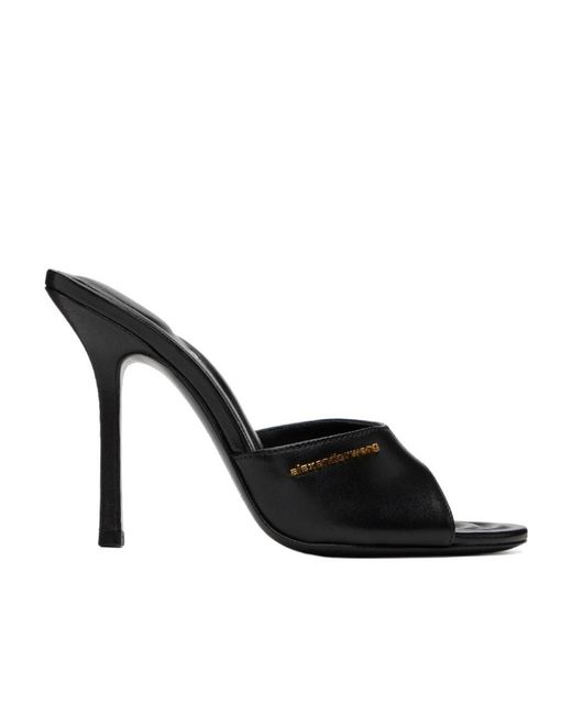 Alexander Wang Black Lucienne Slip-On Sandals