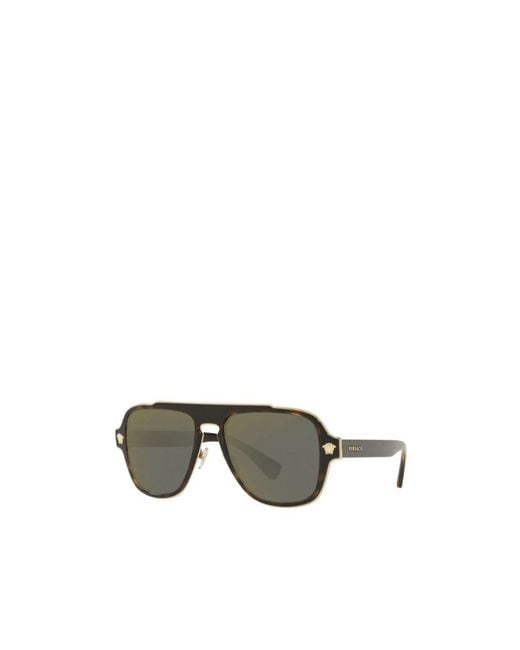 Versace Multicolor Logo Sunglasses for men