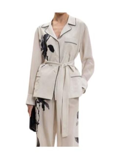 Ermanno Scervino White Long Sleeve Jacket