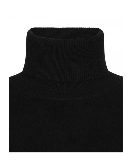 Theory Black Turtleneck Knitted Jumper