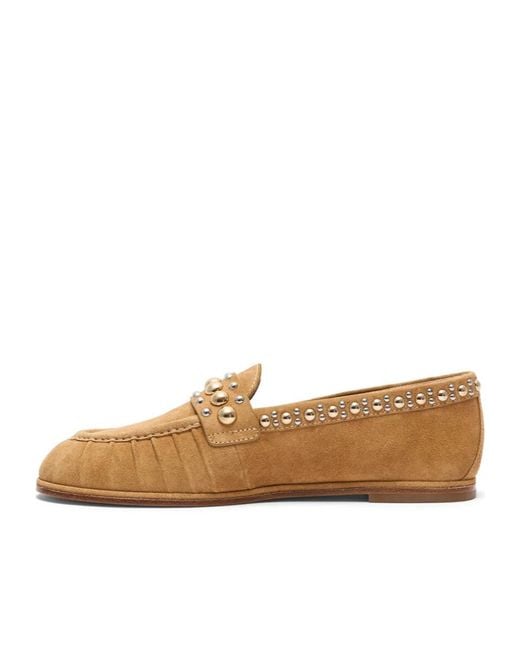 Stuart Weitzman Brown Perry Loafer