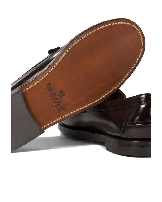 Sebago Black Round Toe Loafers