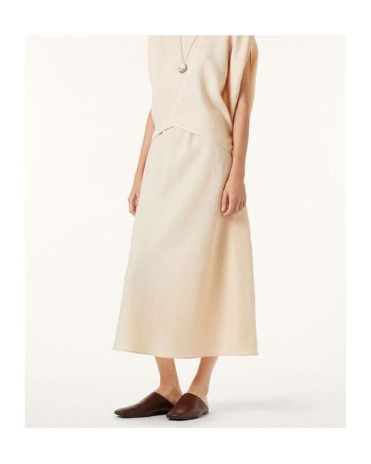 Loro Piana Natural Charis Skirt