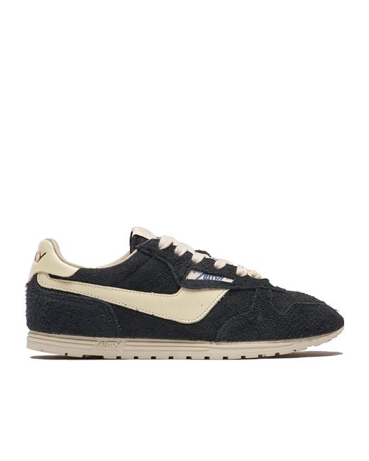 Autry Black Windspin Suede Sneakers