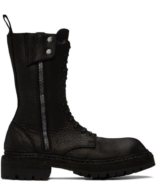 Guidi Black X Stylezeitgeist Lace-Up Boots for men