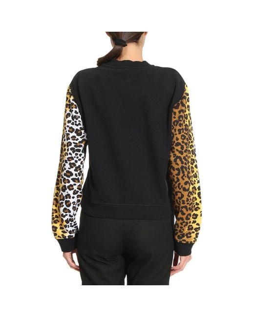 Moschino Black Print Sweater