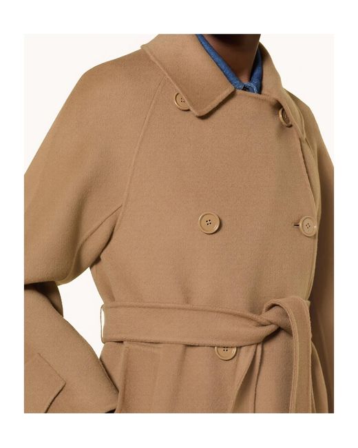 Max Mara Brown 'S Smmloius Belted Coat