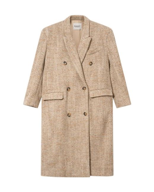 Isabel Marant Natural Pilda Coat