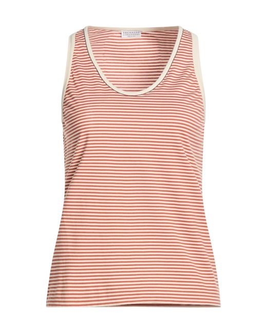 Brunello Cucinelli Pink Striped Vests