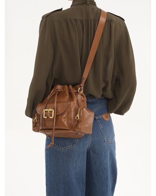 Chloé Brown Chloé Camera Bucket Bag