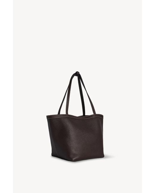 The Row Black Park Three Stitch Tote Bag