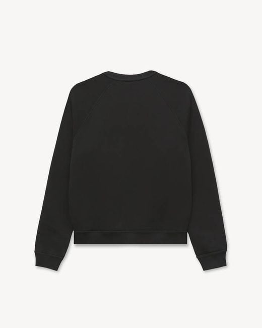 KENZO Black Tulip Detailed Crewneck Sweatshirt