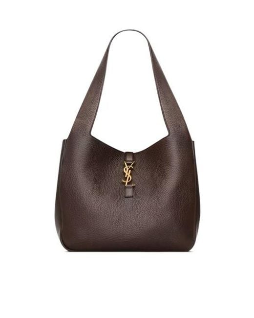 Saint Laurent Brown Le 5 À 7 Bea Shopping Bag