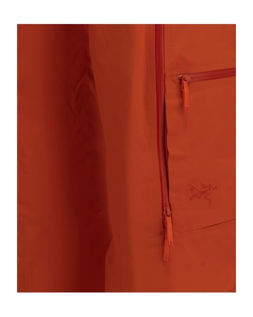 Arc'teryx Orange 'Sabre' Technical Pants for men