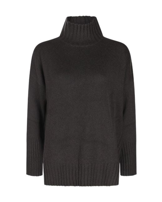 Antonelli Black Turtleneck Long Sleeve Sweater