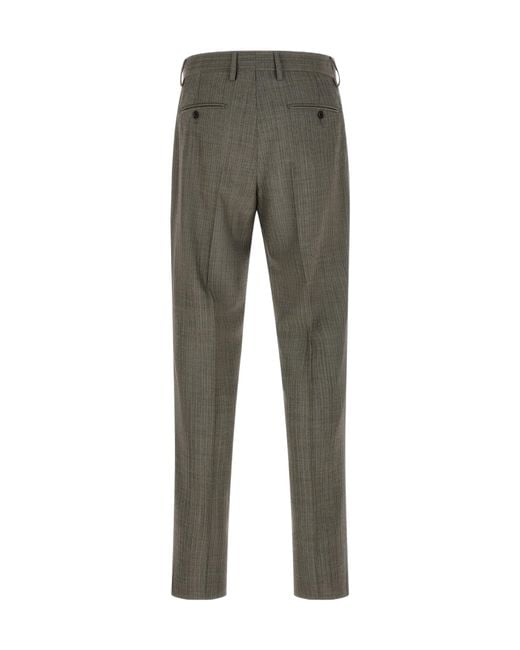 Lardini Gray Double-Breasted Blazer, Straight-Leg Suit Trousers for men