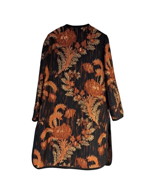 Etro Brown Long-Sleeved Coat