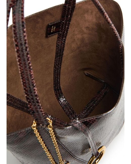Chloé Brown Chloé Spin Medium Tote Bag