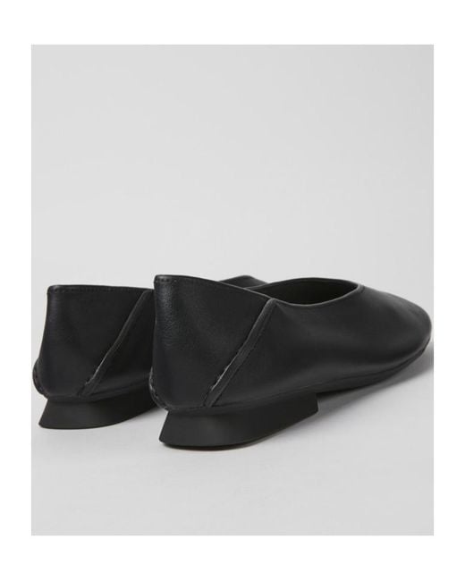 Camper Black Casi Myra Slip-On Flat Shoes