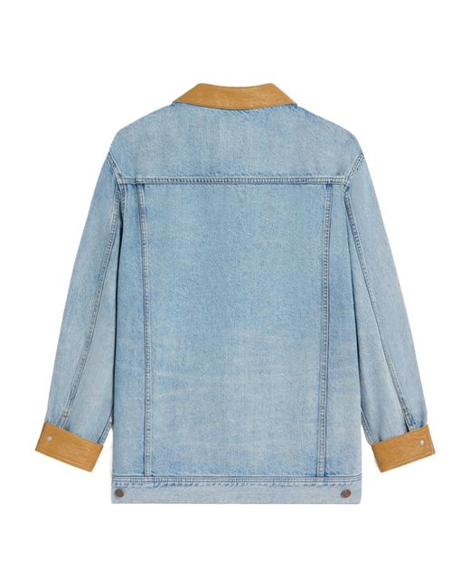 Céline Blue Trucker Jacket