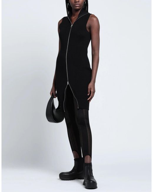 Ganni Black Perforated Casual Trouser